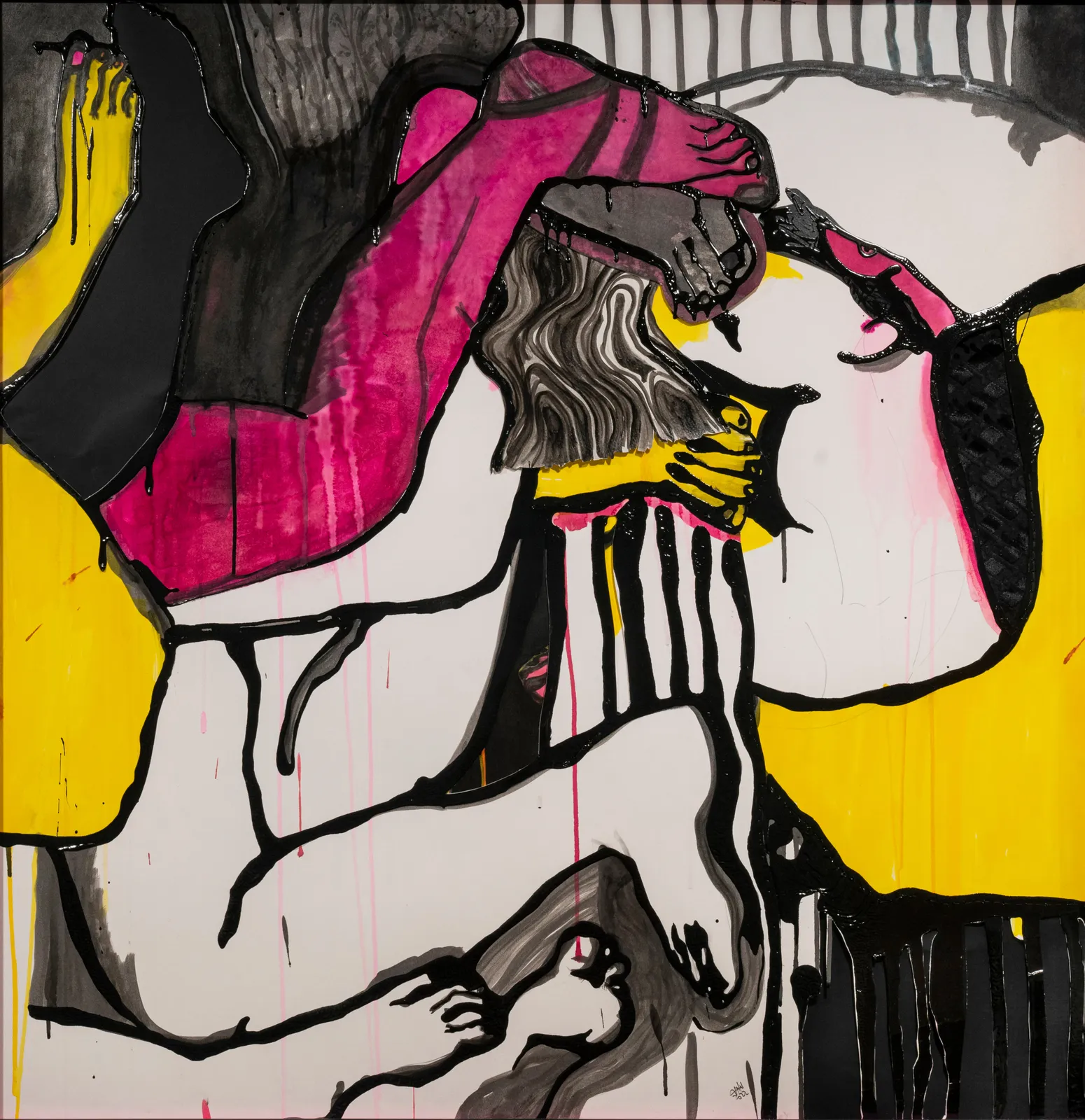 Zoulikha Bouabdellah, Jeu de jambes, 2022