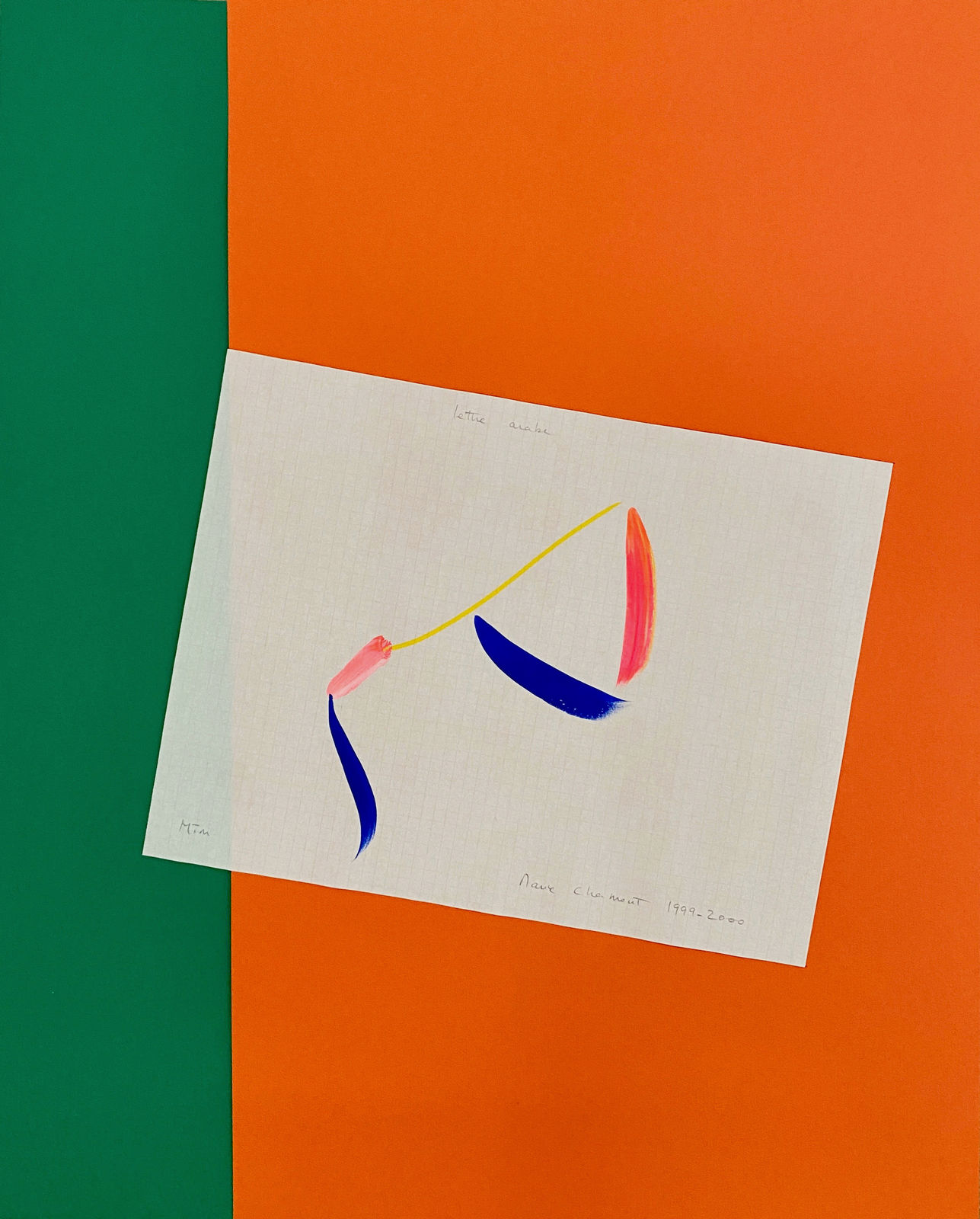 Marie Chamant, Lettre Arabe, Mîm, 1999 - 2000