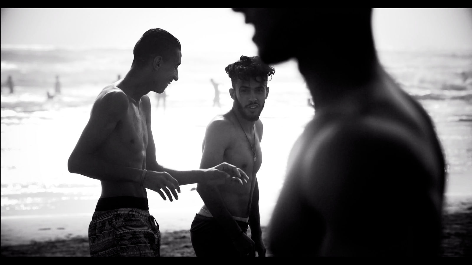 Zoulikha Bouabdellah, Les hommes de la plage, 2016