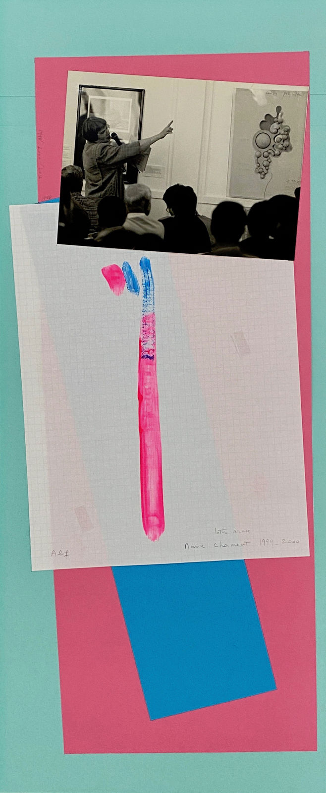 Marie Chamant, Lettre Arabe, Alif , 2000