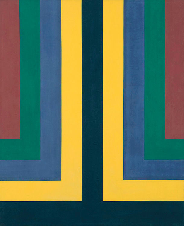 Howard Mehring, Blue Key, 1965