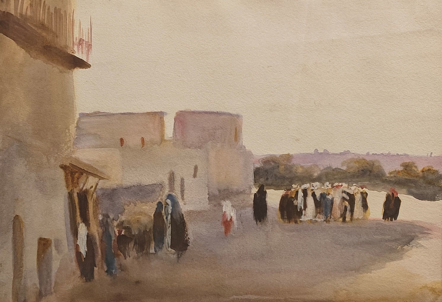 Emily Sargent, Moroccan Market, circa 1900