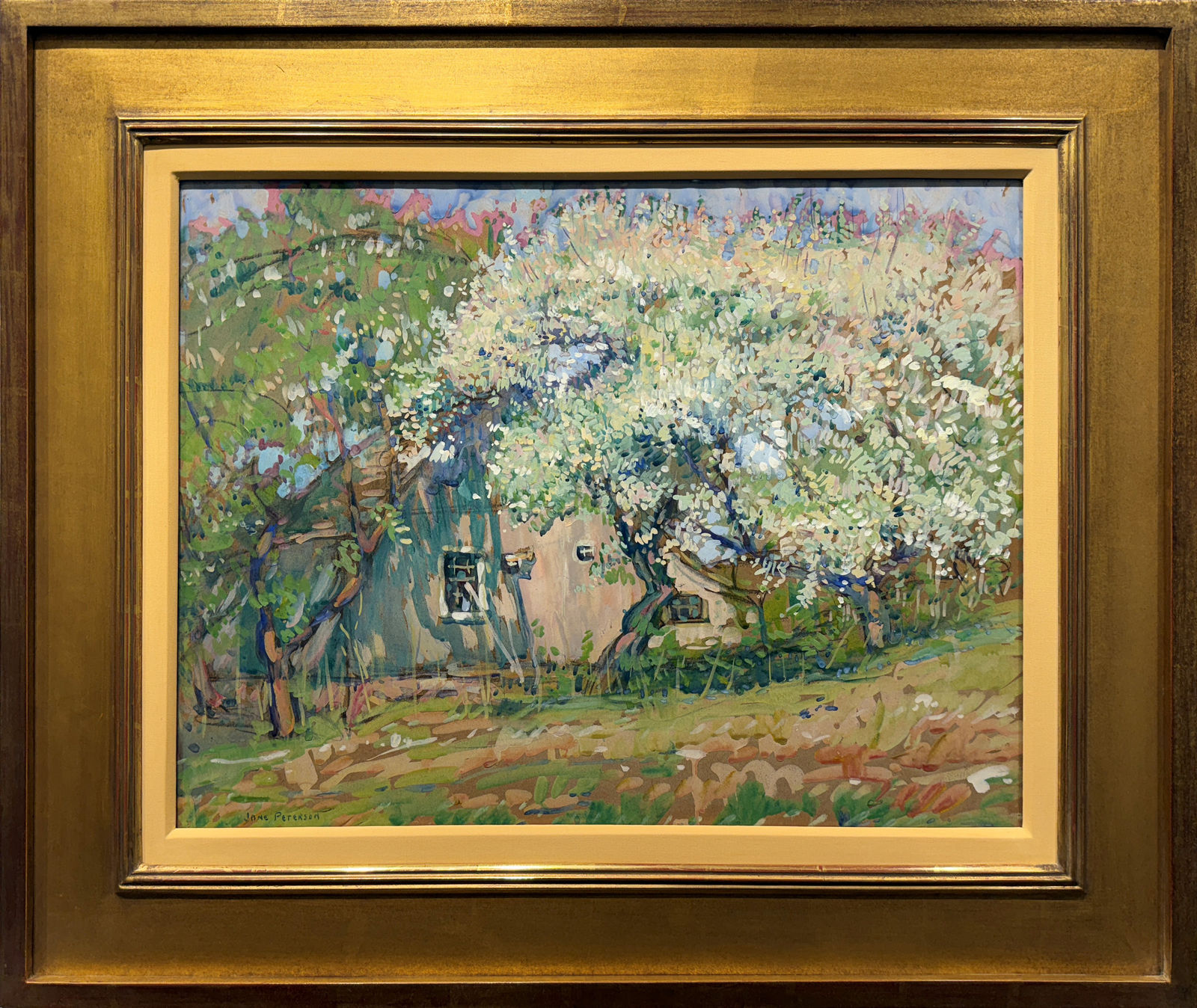 Jane Peterson, Orchard in Blossom, circa 1918