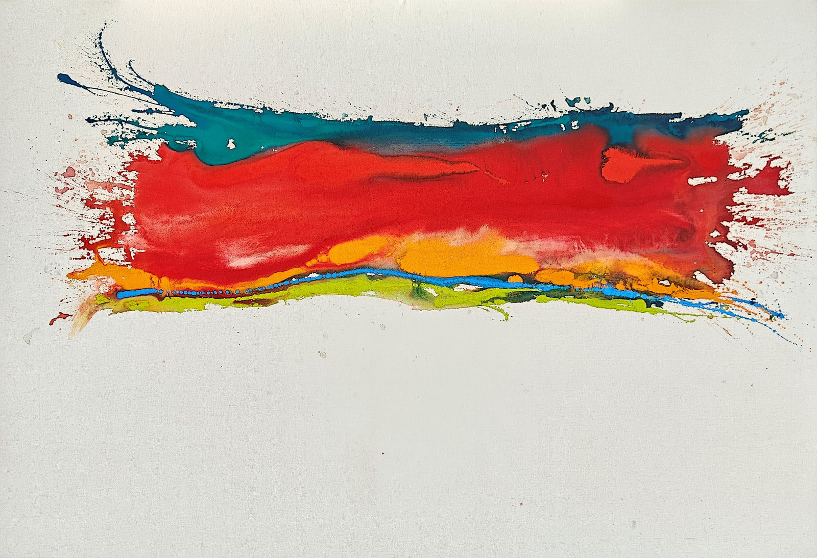 Pat Lipsky, Bird Sings on 11th Street, 1969