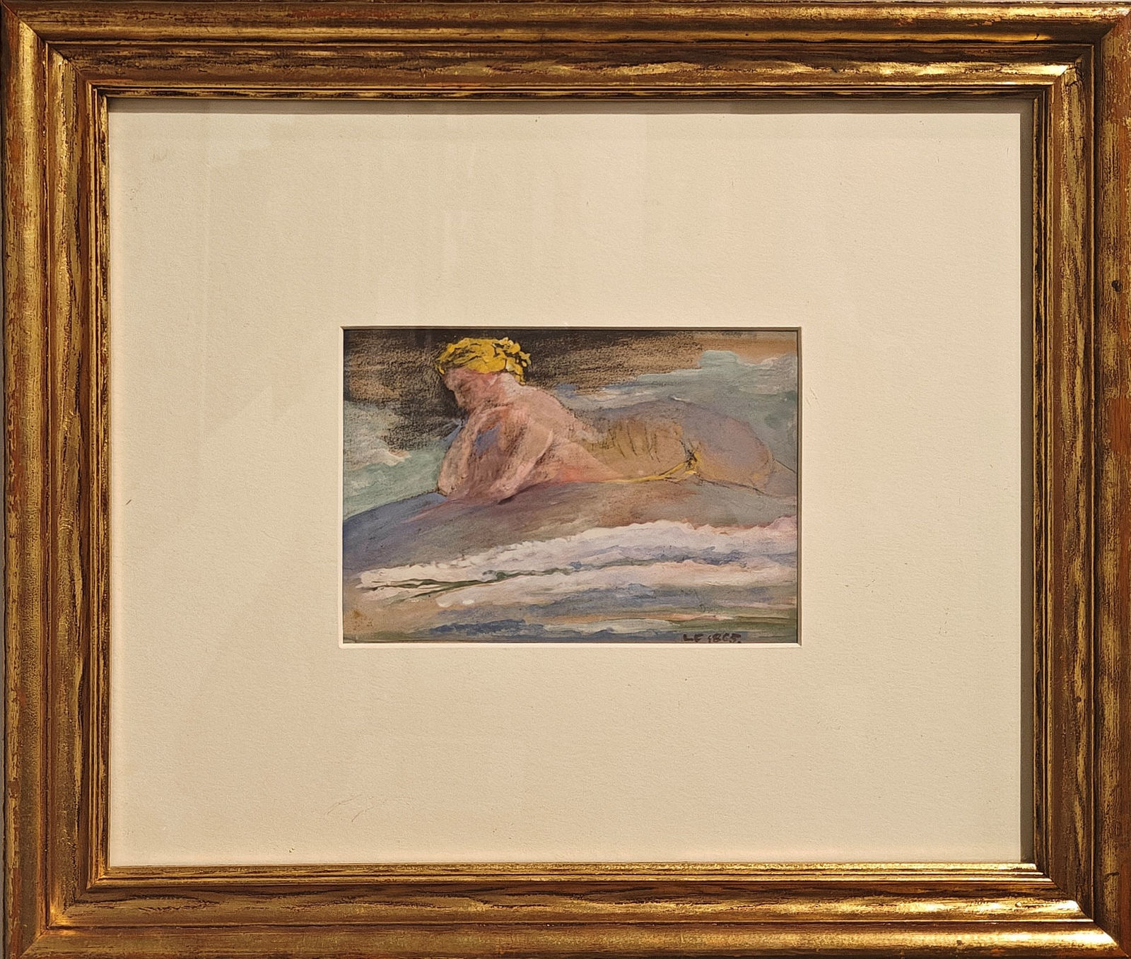 John La Farge, The Sphynx is Weary, She Dreams o'er the World, 1865