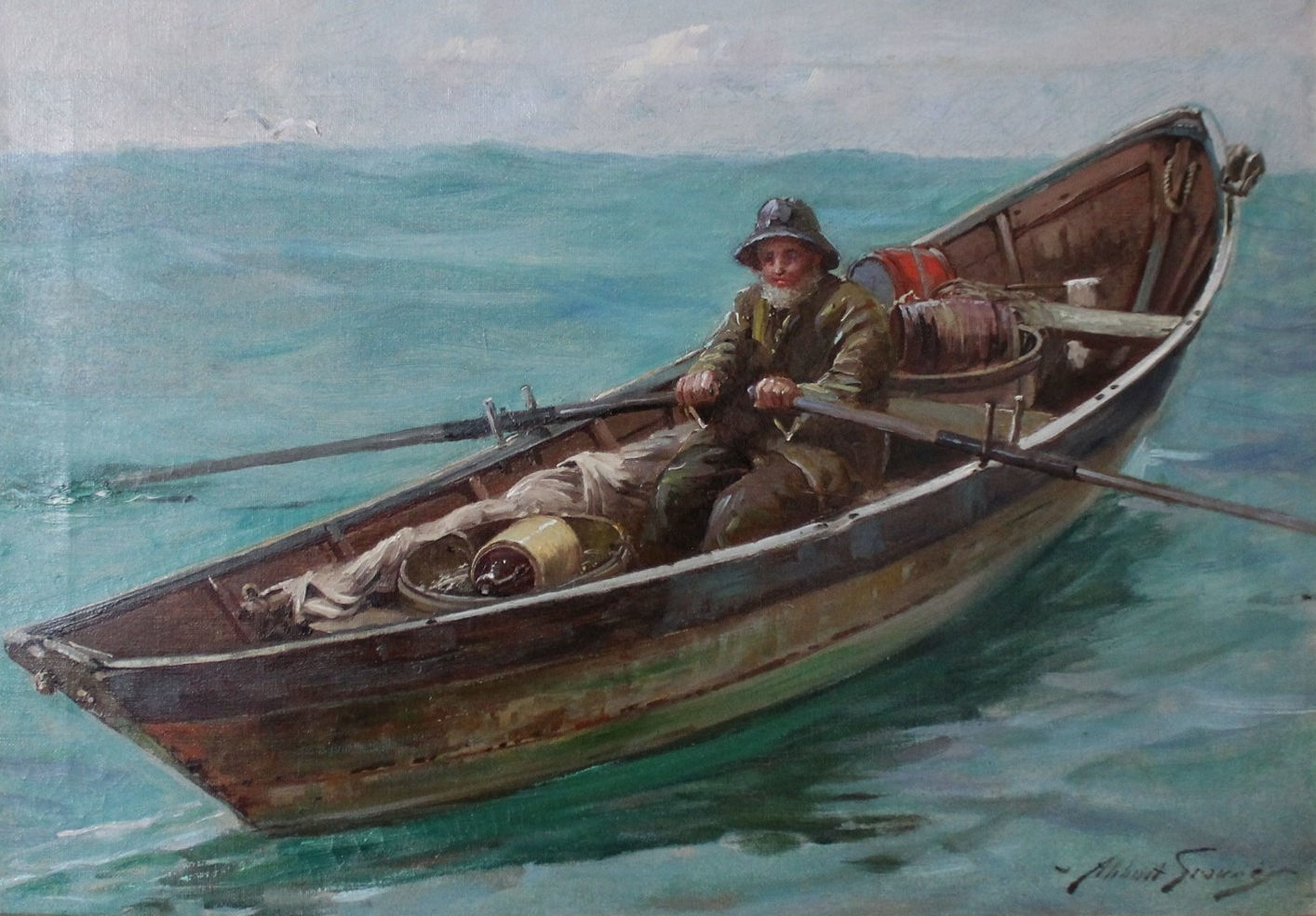 Abbott Fuller Graves, Maine Dorie Fisherman