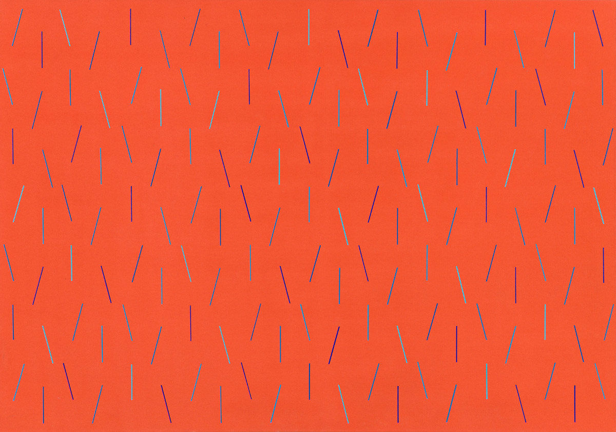 Elliott Thompson, Eleven Thirteen, (Dancing Line Series), 1972