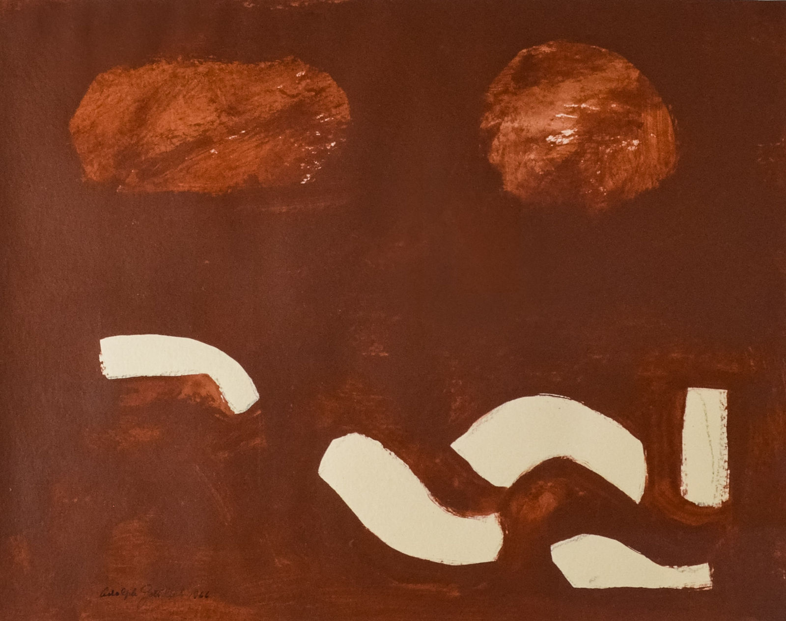 Adolph Gottlieb, Untitled, 1966