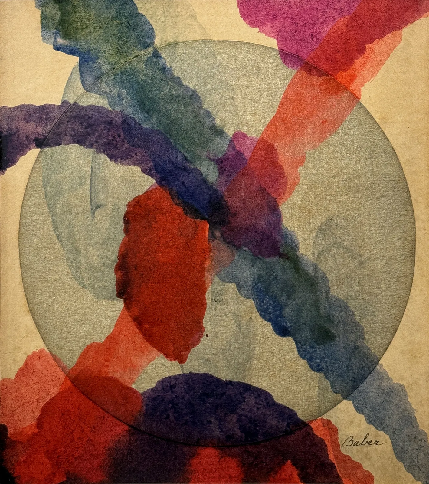 Alice Baber, Across the Wide, Tokyo, 1964