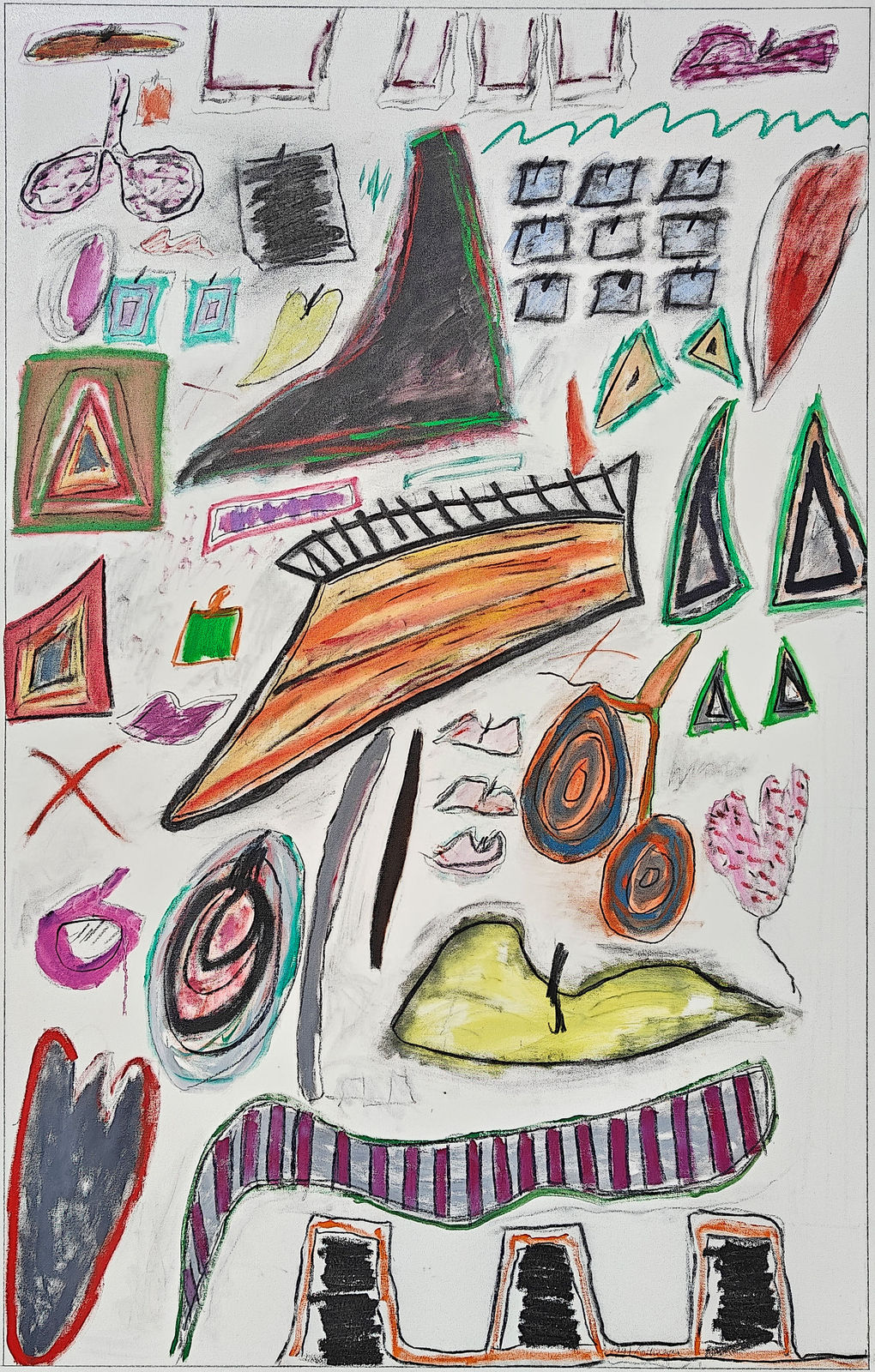 Ida Kohlmeyer, Semiotic 91-C, 1991