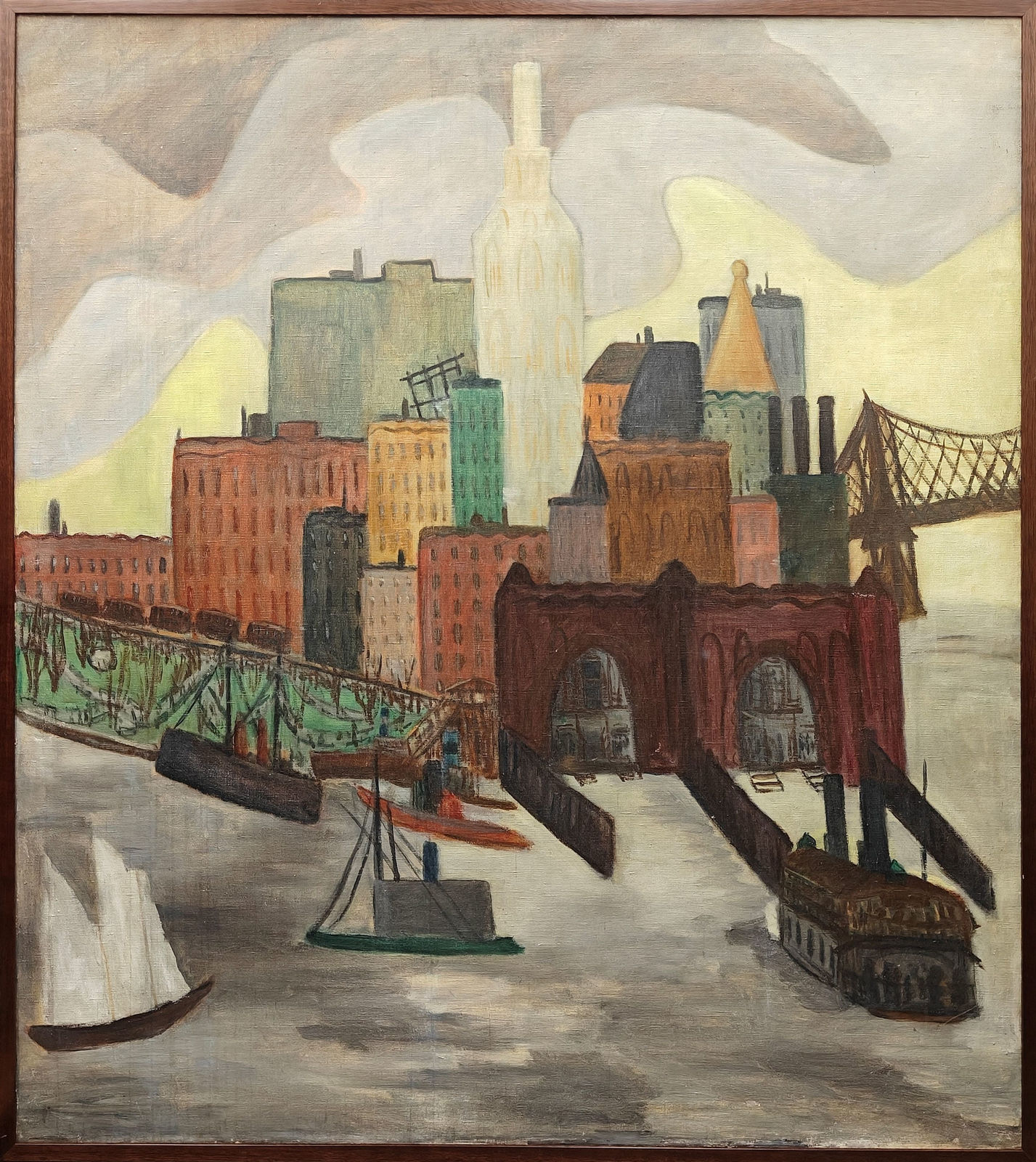 Adelaide Lawson Gaylor, New York Skyline, circa 1925