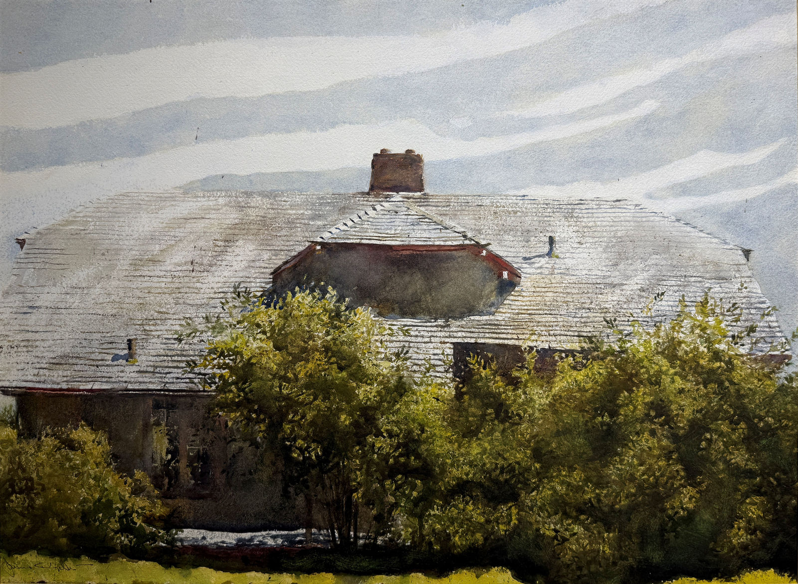 Jamie Wyeth, Corbett House, Monhegan Island, Maine, 1973