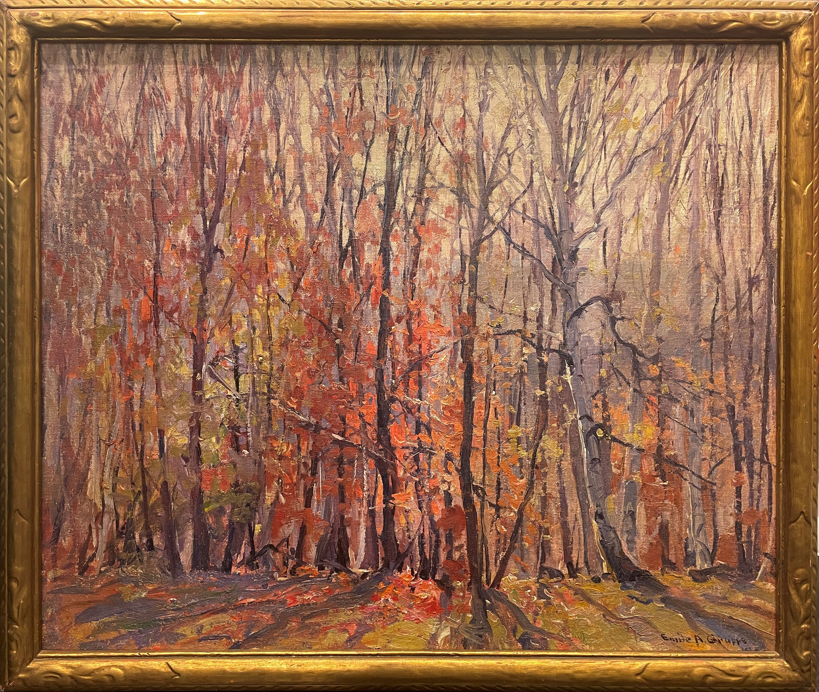 Emile Gruppe, Forest Woods, Woodstock, 1928