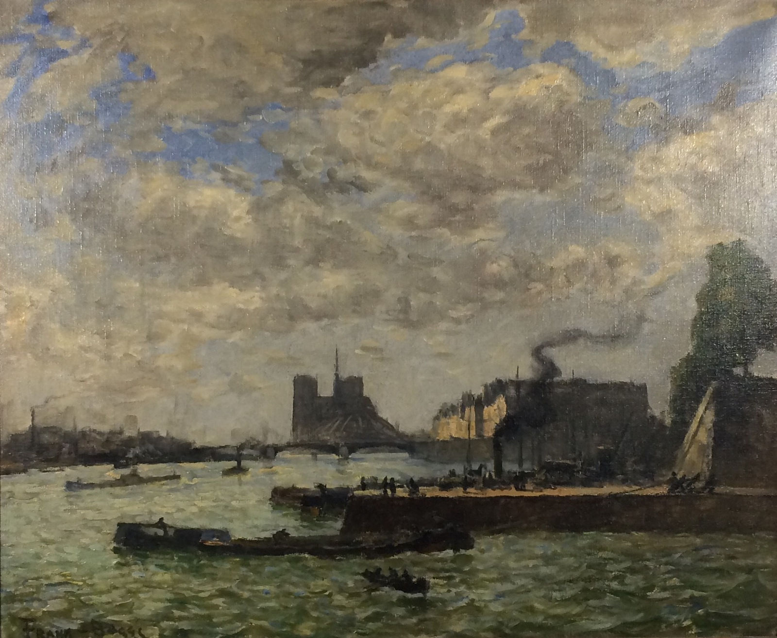 Frank Myers Boggs, Paris le Quai Henri IV et Notre Dame