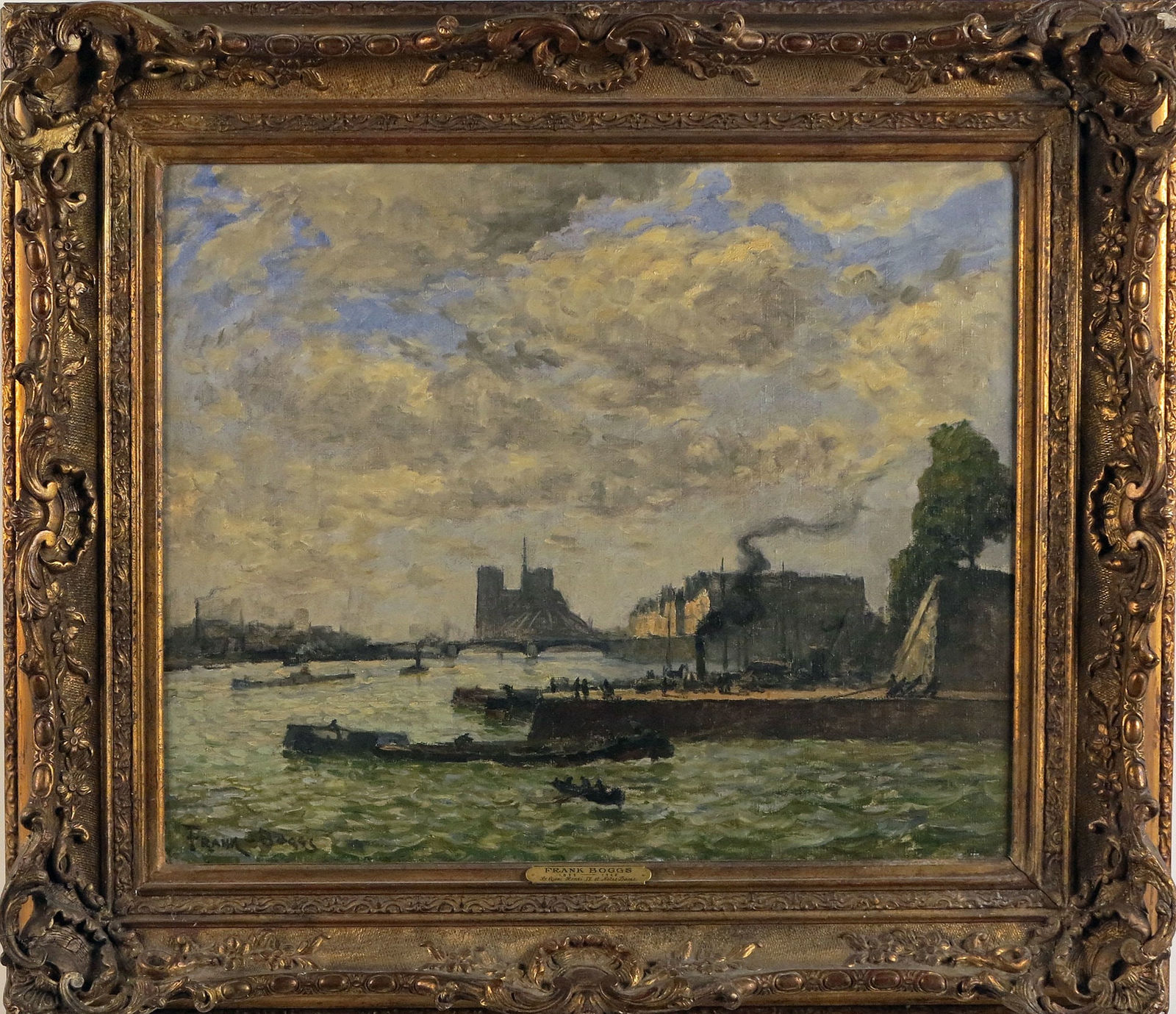 Frank Myers Boggs, Paris le Quai Henri IV et Notre Dame