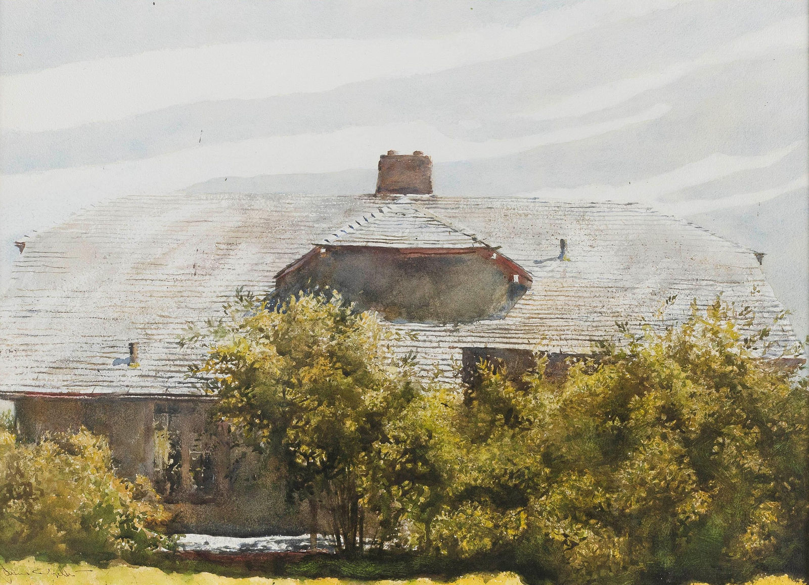 Jamie Wyeth, Corbett House, Monhegan Island, Maine, 1973