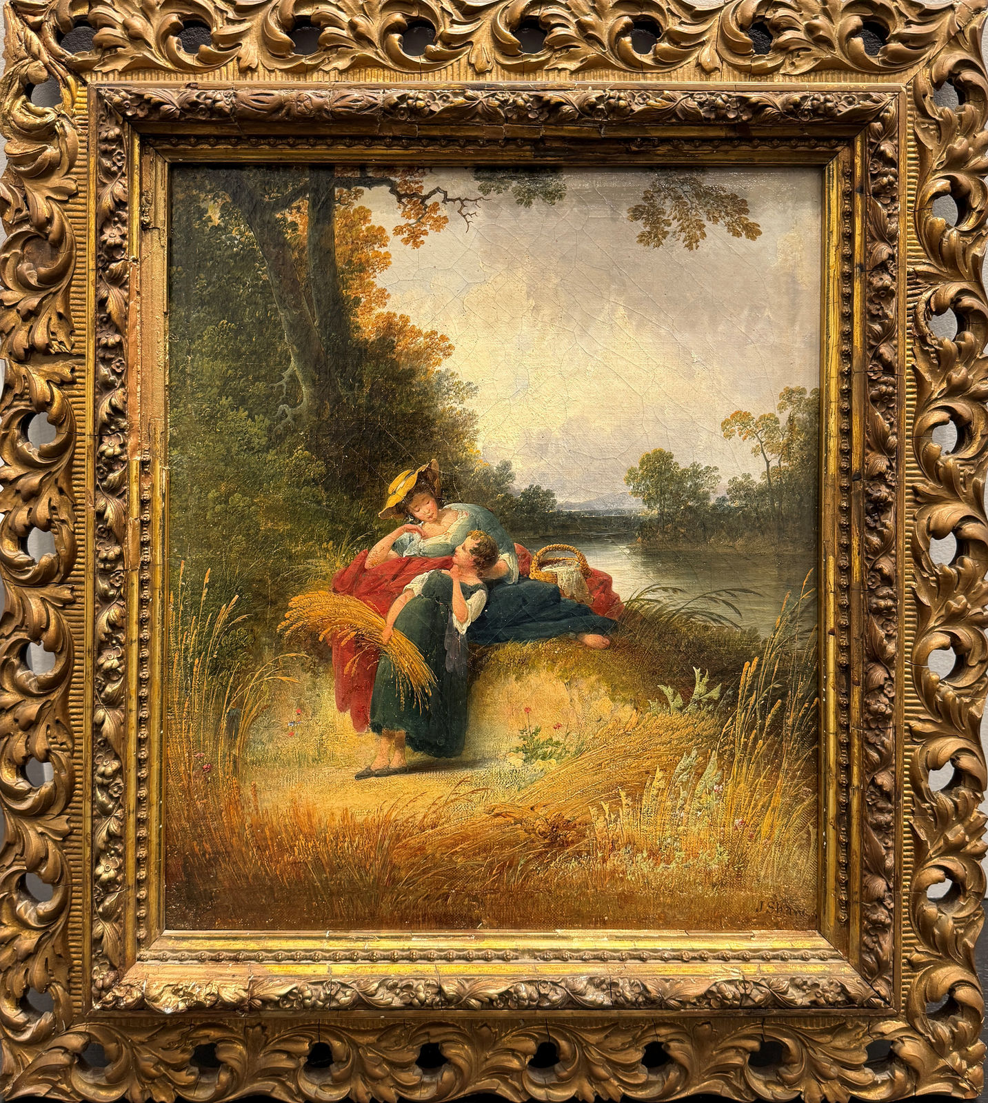 Joshua Shaw, Summer Picnic by the River, circa 1840