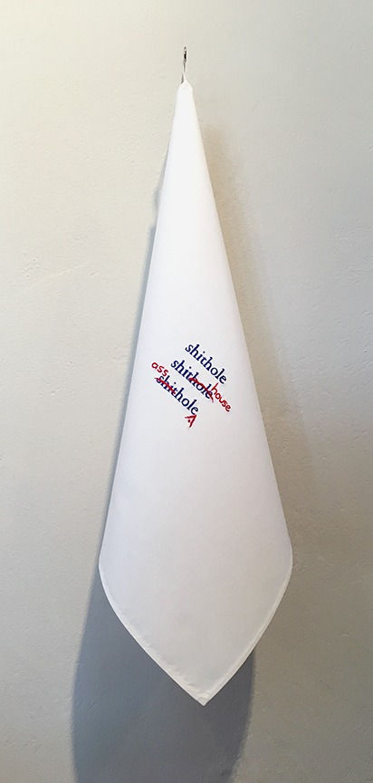 Ann Morton, Proof-Reading #2 (shithole), 2018