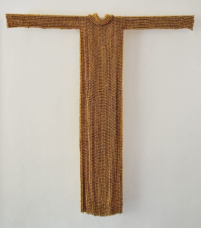 Xawery Wolski, Vestido de Oro I (Gold Dress I), 2015