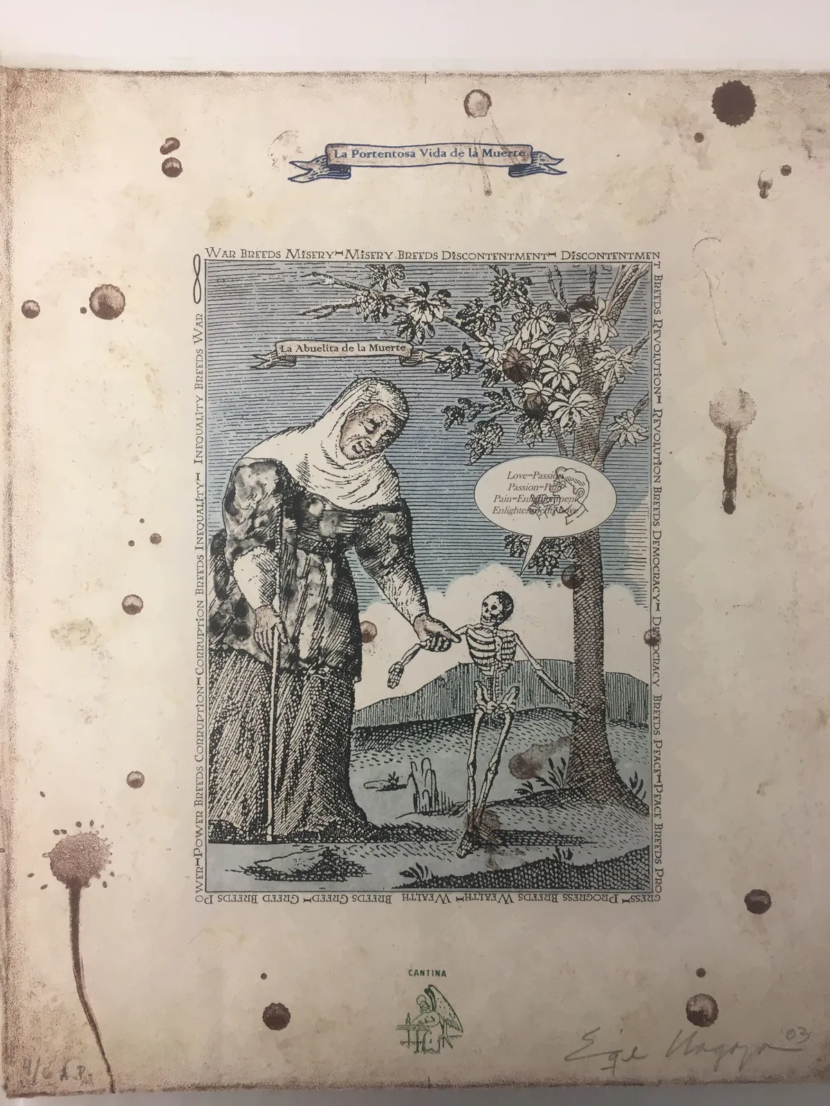 Enrique Chagoya, La Portentosa Vida de la Muerte, 2003
