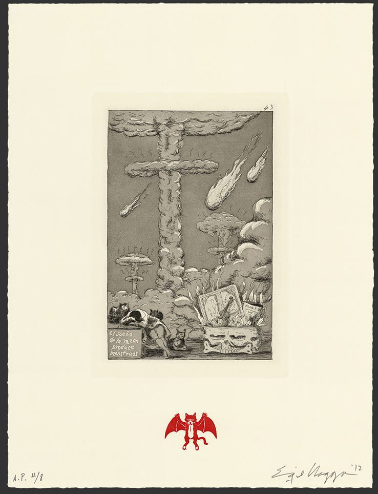 Enrique Chagoya, Recurrent Goya (suite of 8), 2012