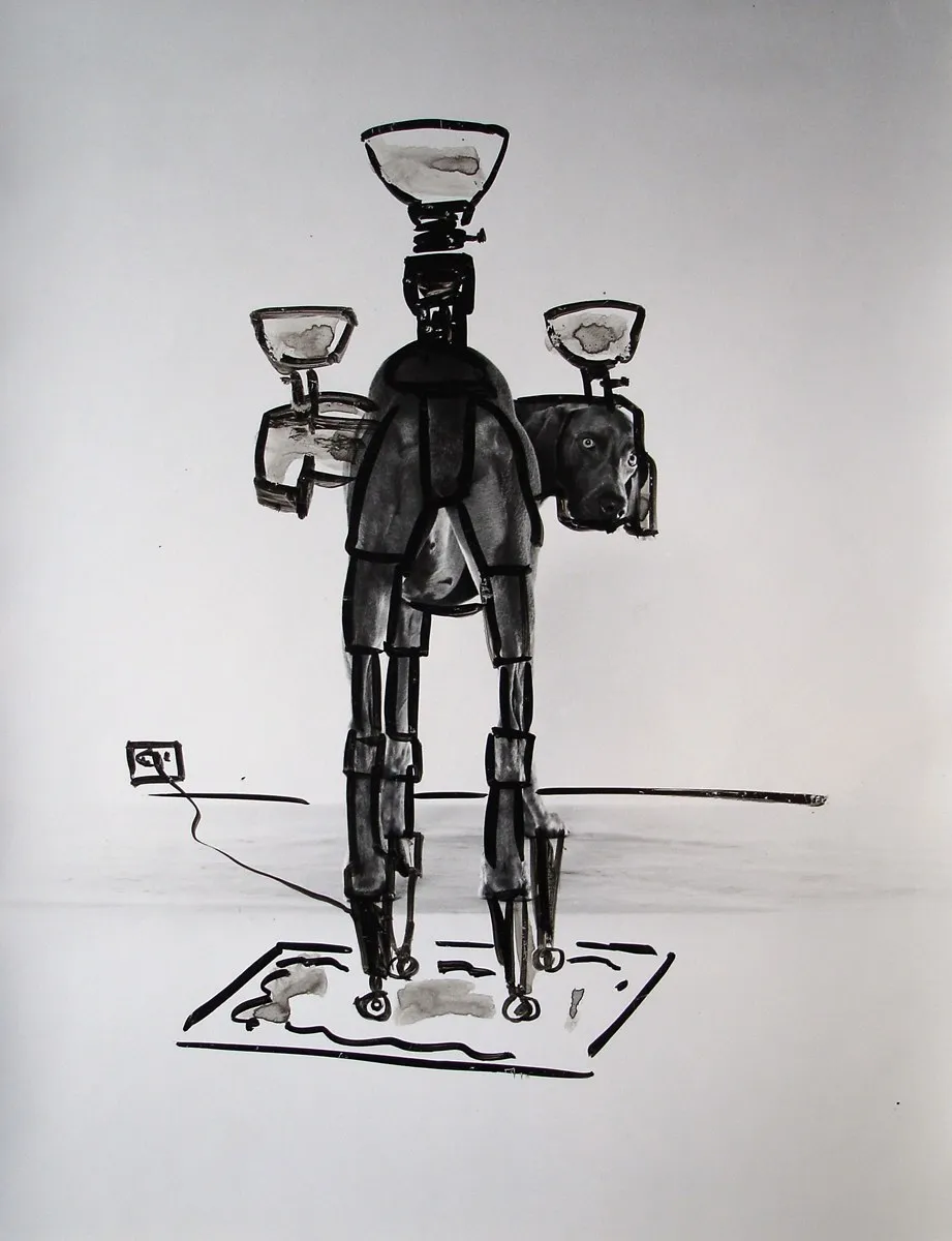 William Wegman, Cocktail Waitress, 1996