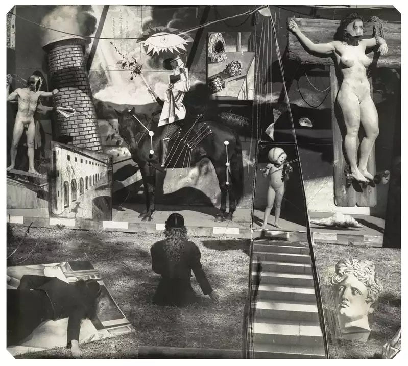 Joel-Peter Witkin, Waiting For de Chirico in the Artist's Section of Purgatory, New Mexico, 1994