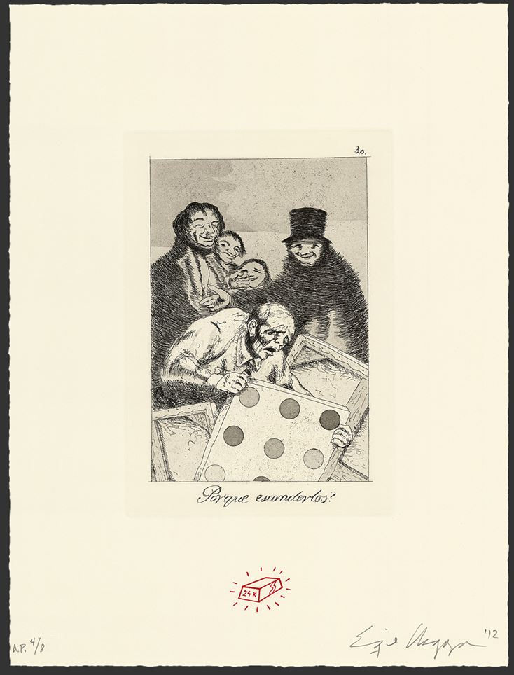 Enrique Chagoya, Recurrent Goya (suite of 8), 2012