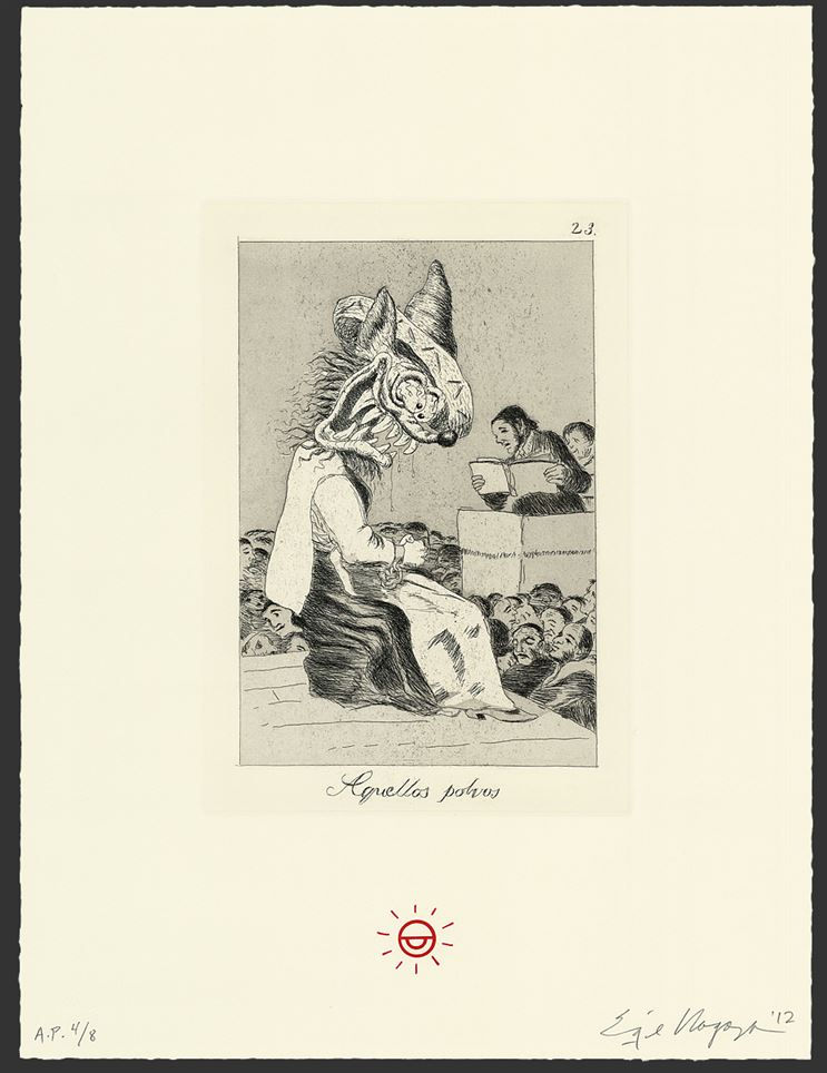 Enrique Chagoya, Recurrent Goya (suite of 8), 2012