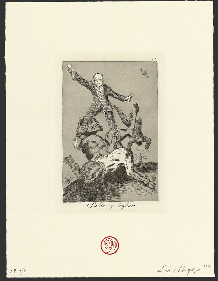 Enrique Chagoya, Recurrent Goya (suite of 8), 2012