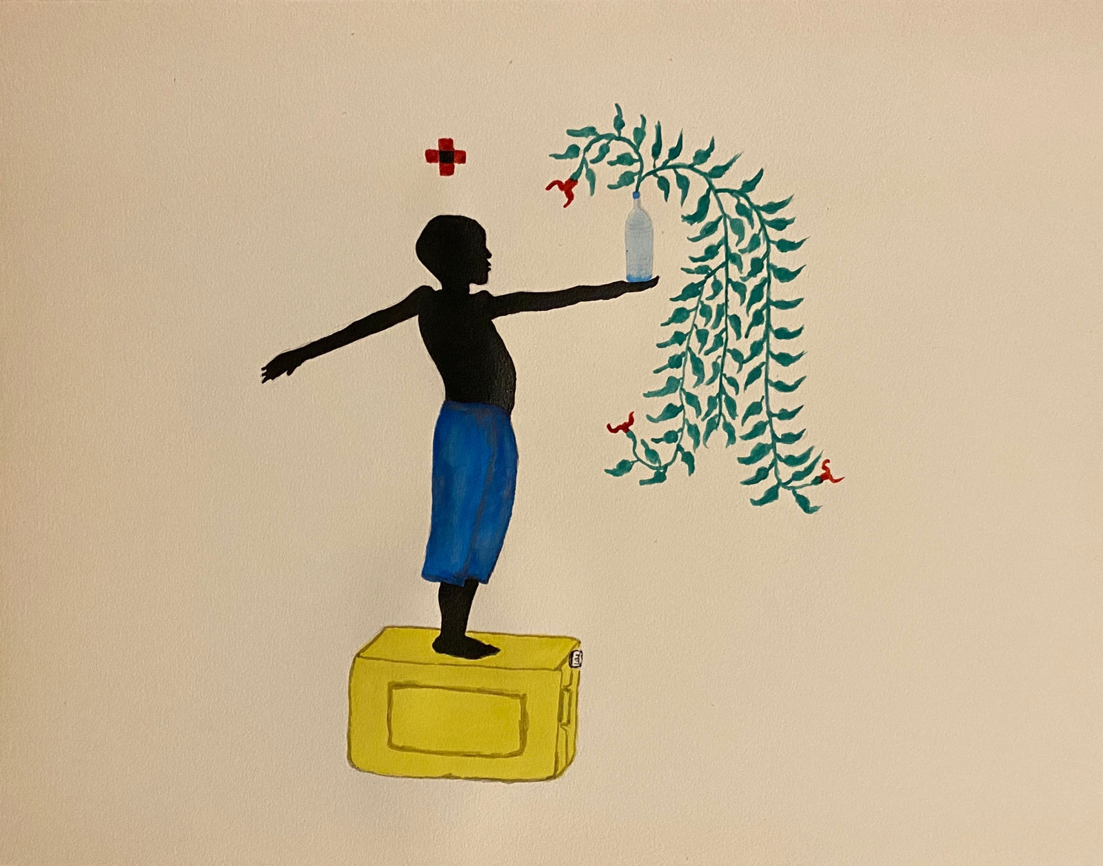 Saidou Dicko, The Statue, 2020