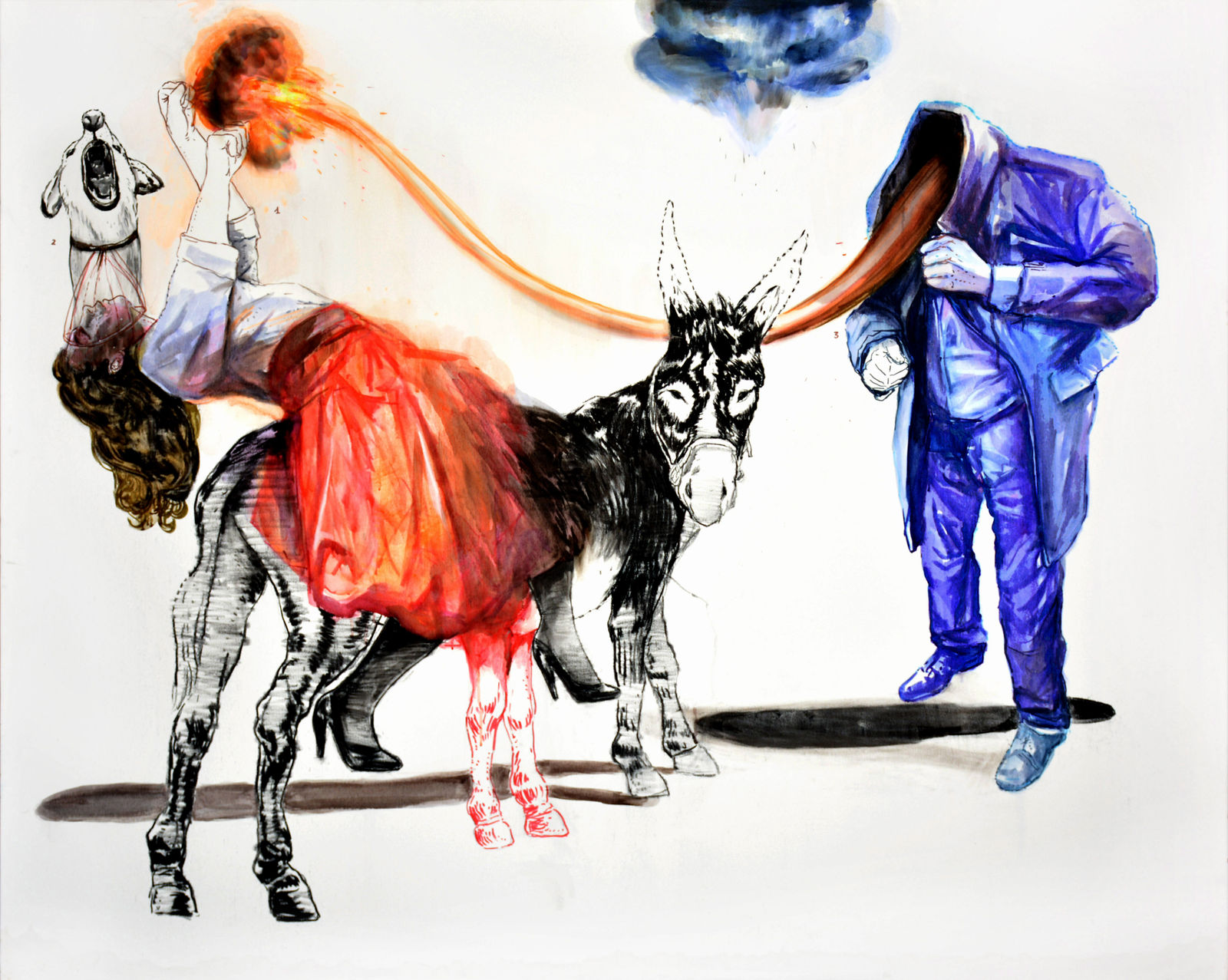 Mohamed Lekleti, Le feu, cruel météore de l’aube, 2020