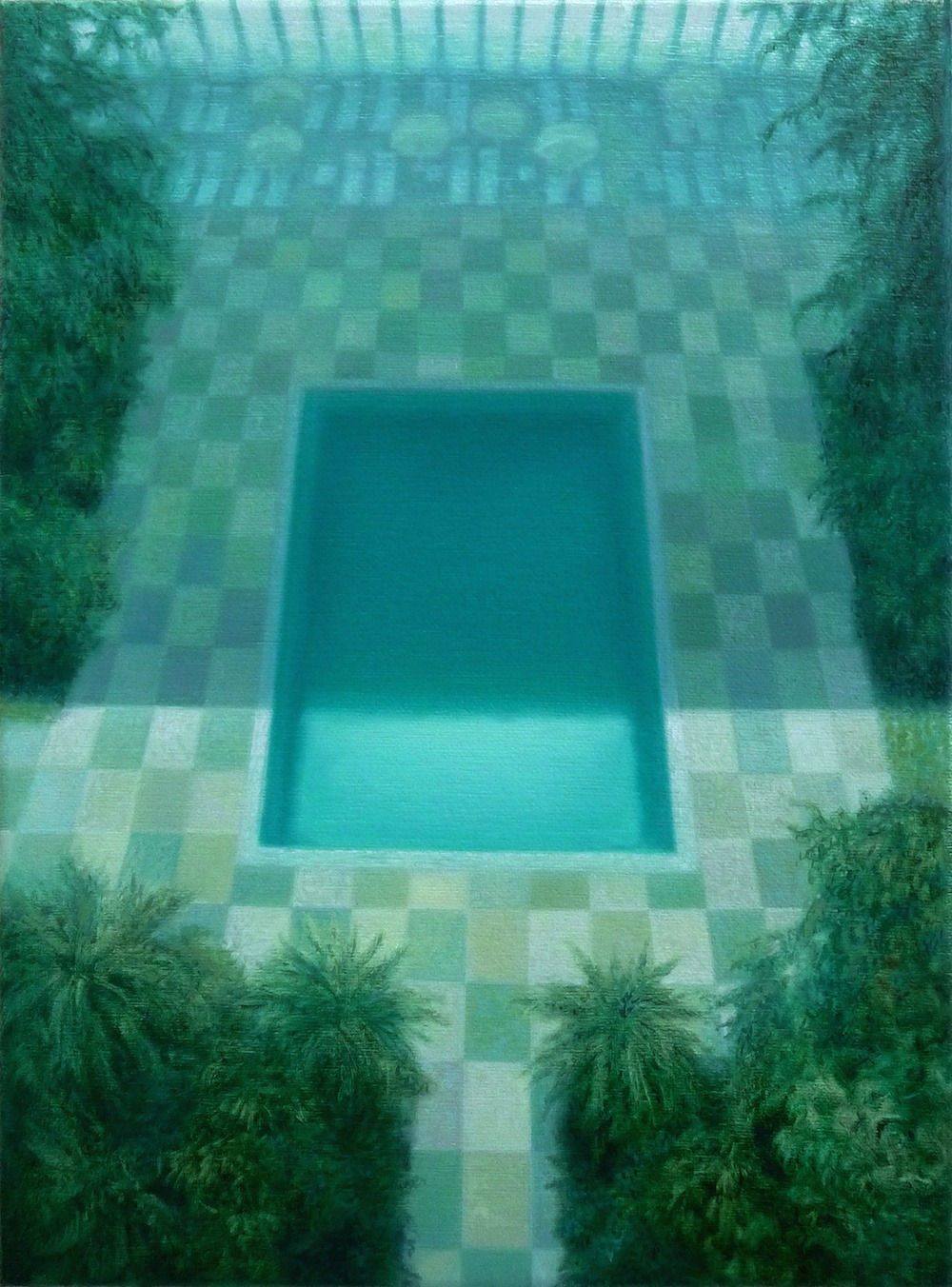 2022_Poollanschaft_33x24cm_OilCanvas