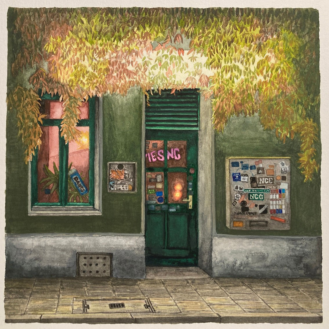 Zagefka 20x20cm Aquarell