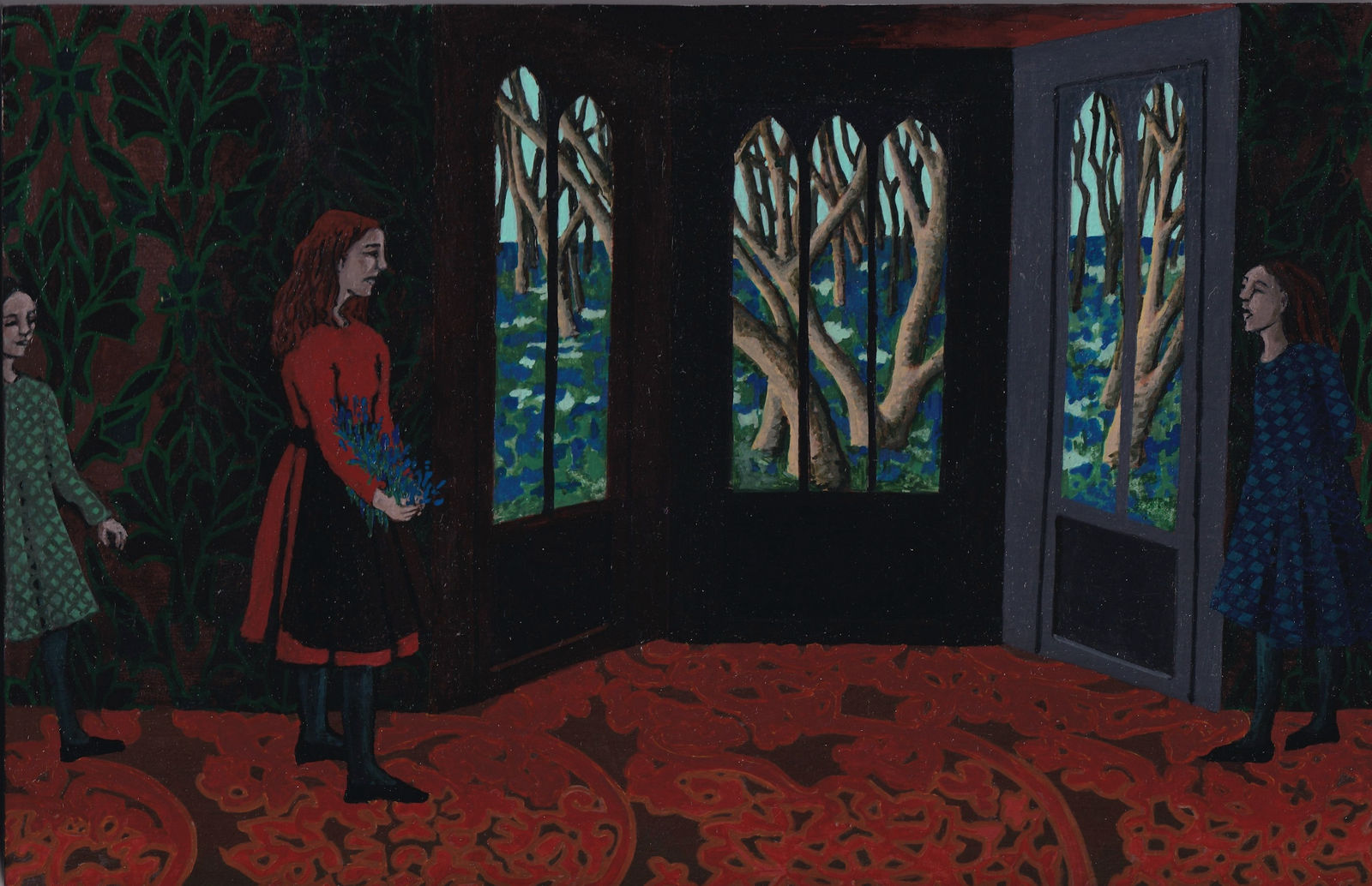 Kate Montgomery, Gothic Room, Bluebell Wood, 2024