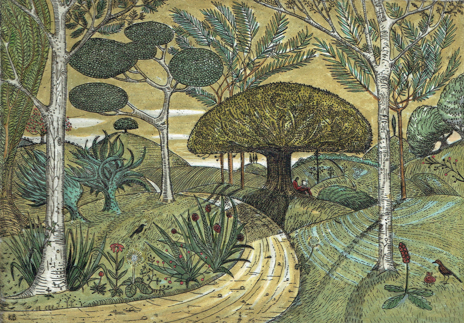 Kit Boyd, Man On A Laptop- Early Morning (September), 2023