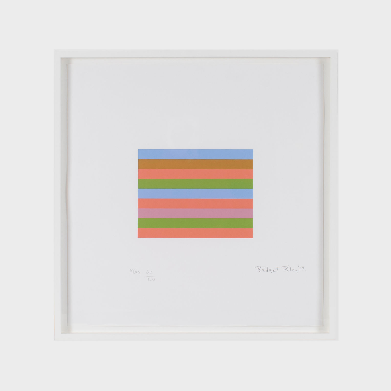 Bridget Riley, Vista, 2017