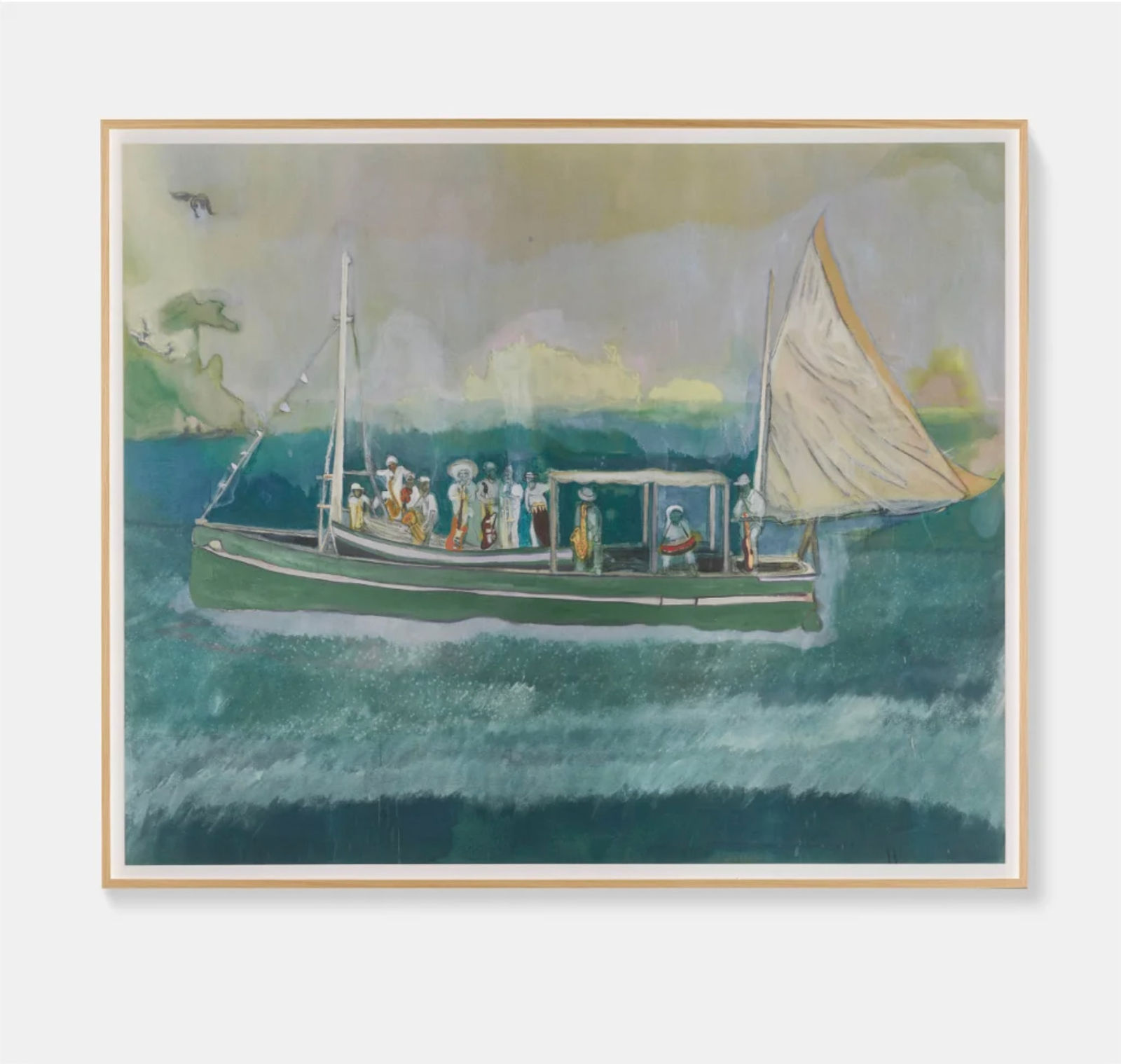 Peter Doig, House of Music (Soca Boat) D2-2B, 2023, 2023
