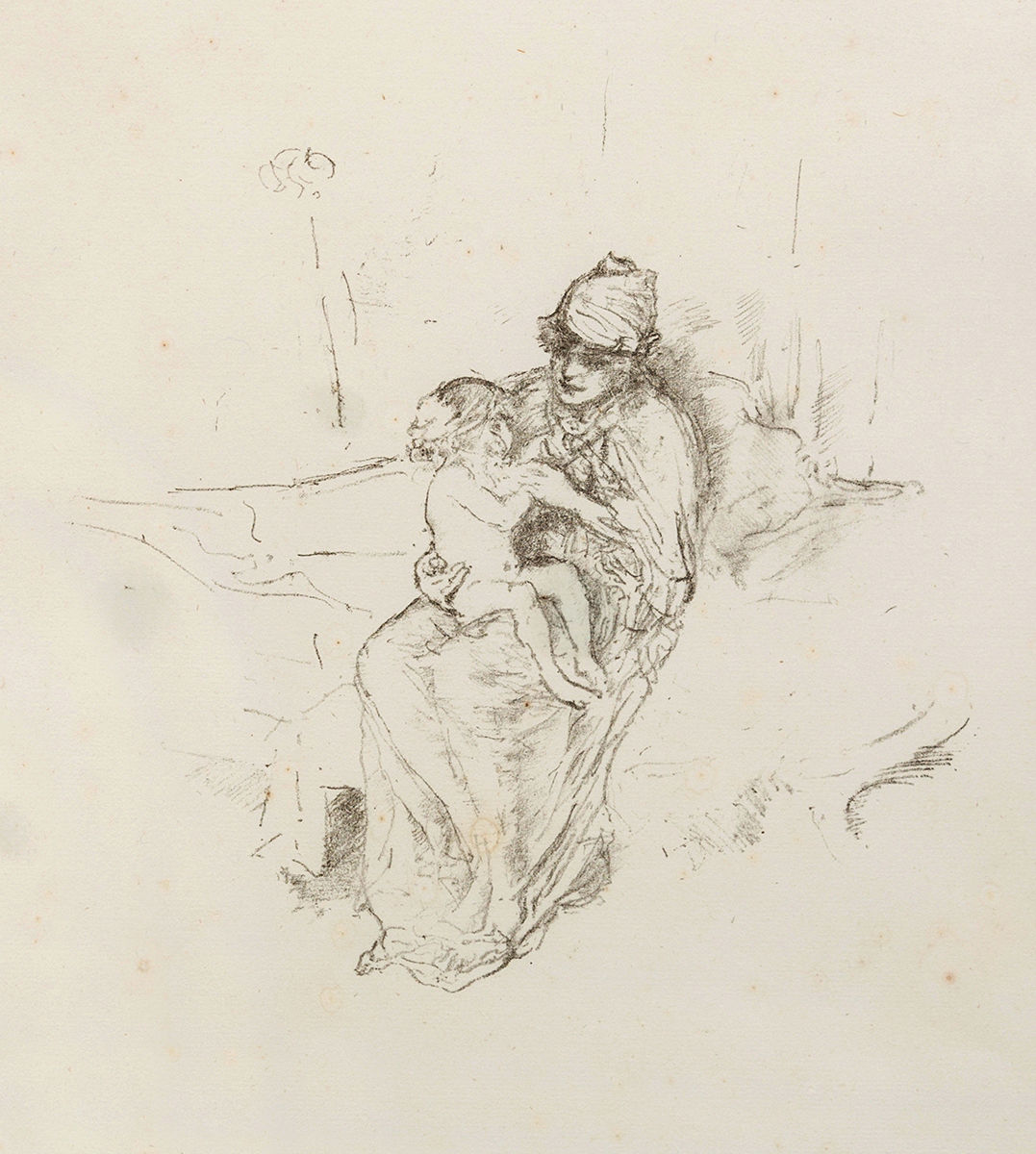 James Abbott McNeill Whistler, Mother and Child, No. 1, 1891 and 1895