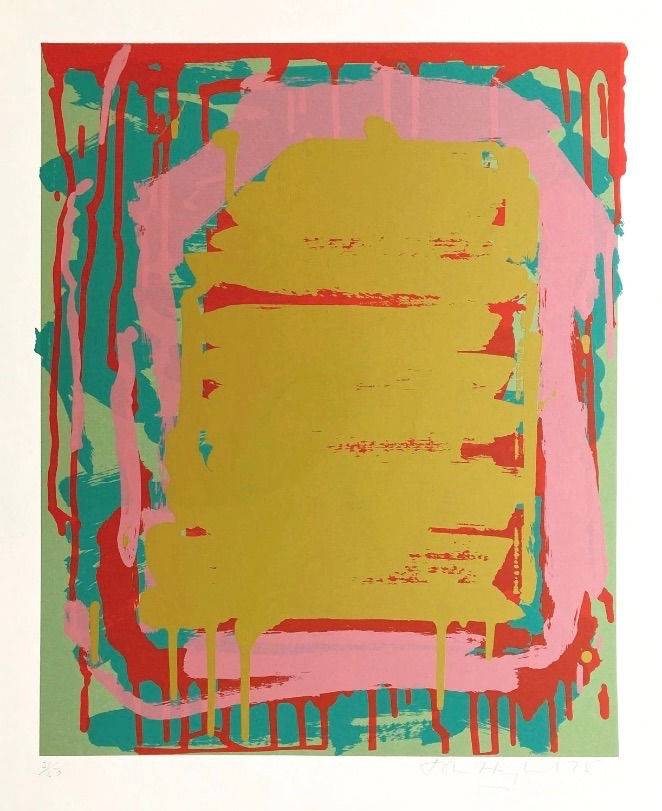 John Hoyland, Untitled (Ochre), 1975