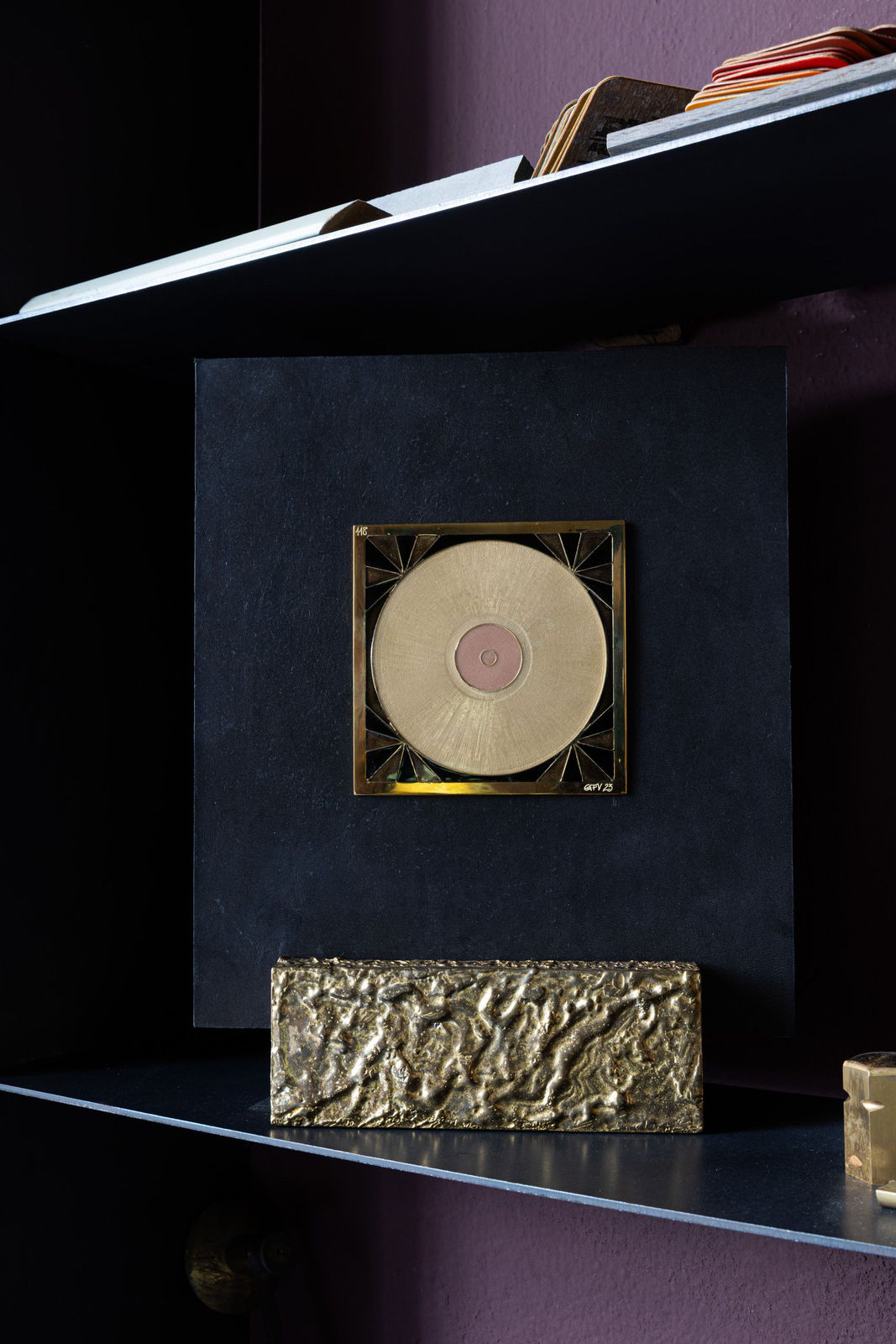 Giovanna Ferrero Ventimiglia, Carré Cloisonné - on leather