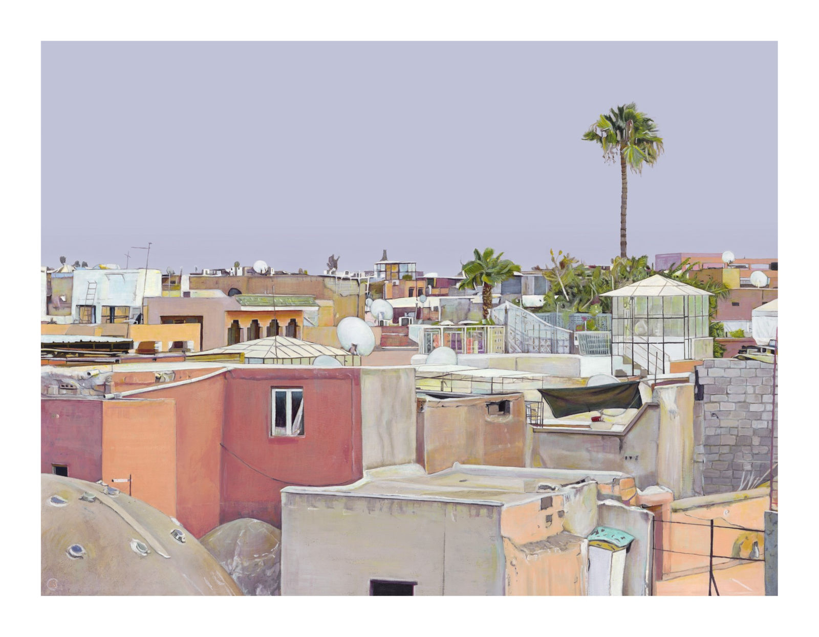 Lara Carew-Jones, Rooftop View 3, 2023