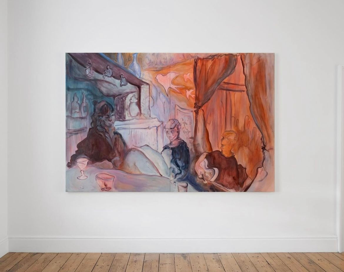 Harriet Gillett, It's 13 degrees but the sun makes it warm, 2023