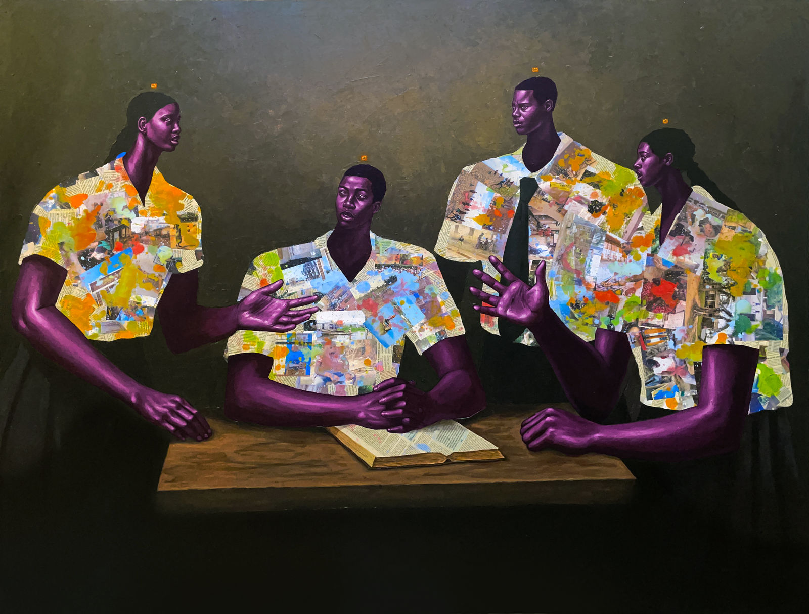 Prosper Aluu, What We Learn From Each Other, 2025