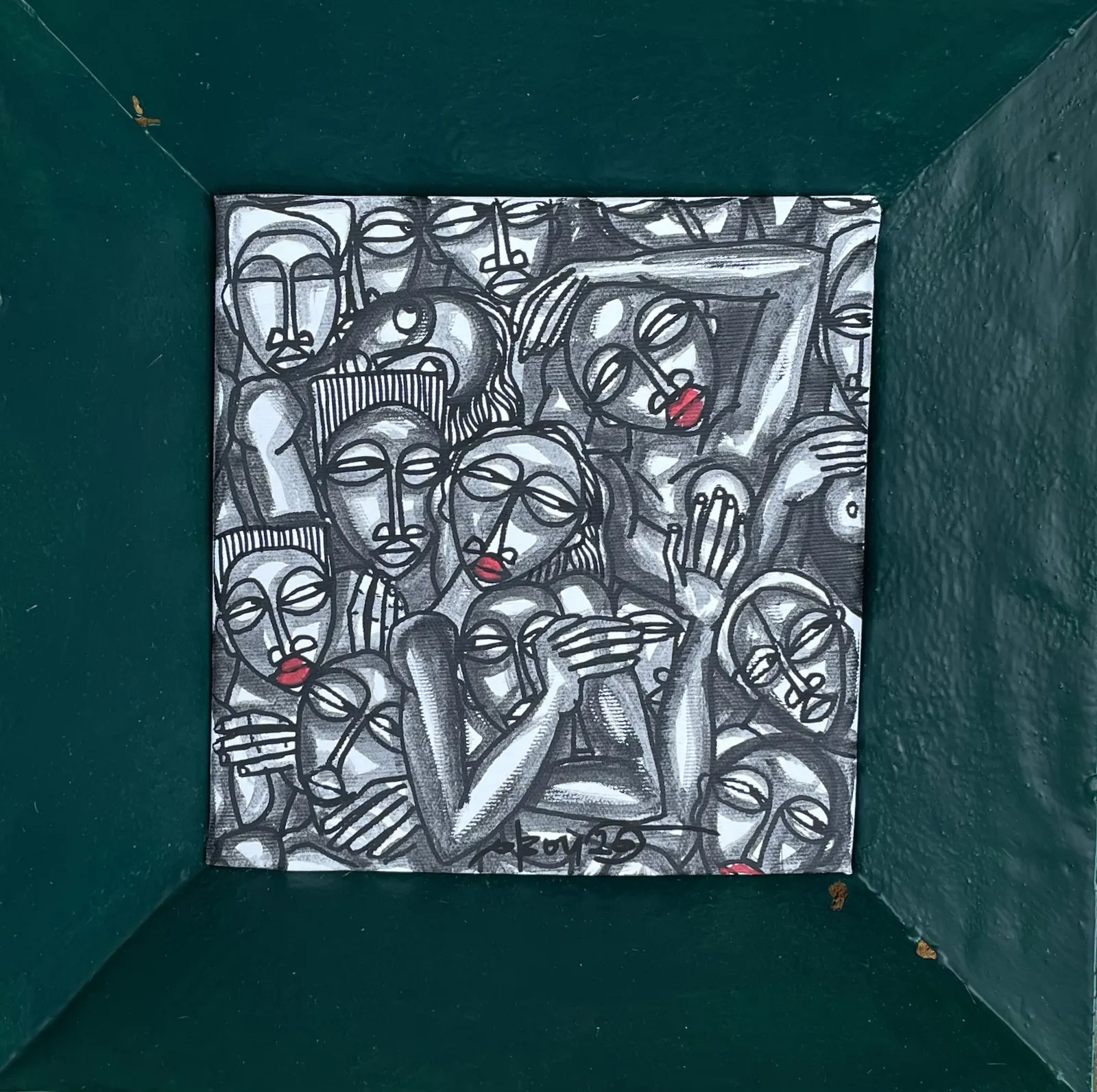 Obou Gbais, Cube Maggi Vert #2, 2026