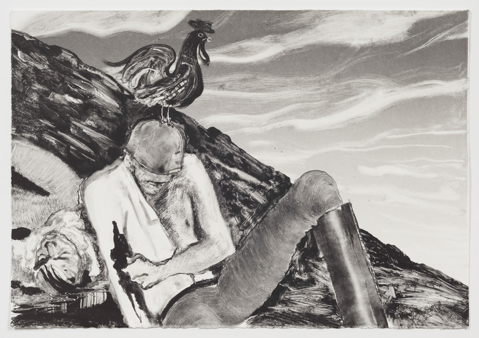 Sanya Kantarovsky, Theater II, 2020