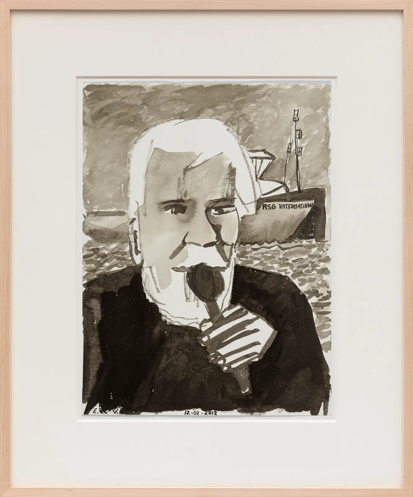 Emo Verkerk, John Baldessari in Den Helder, 2012