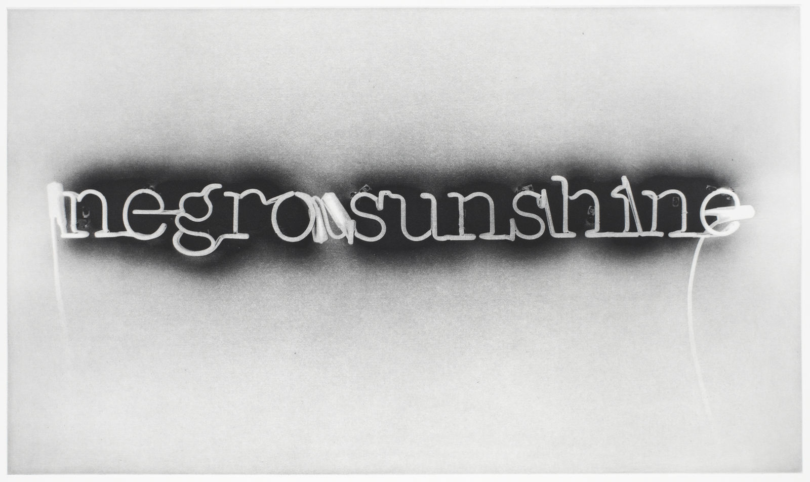 Glenn Ligon, Warm Broad Glow (reversed), 2008