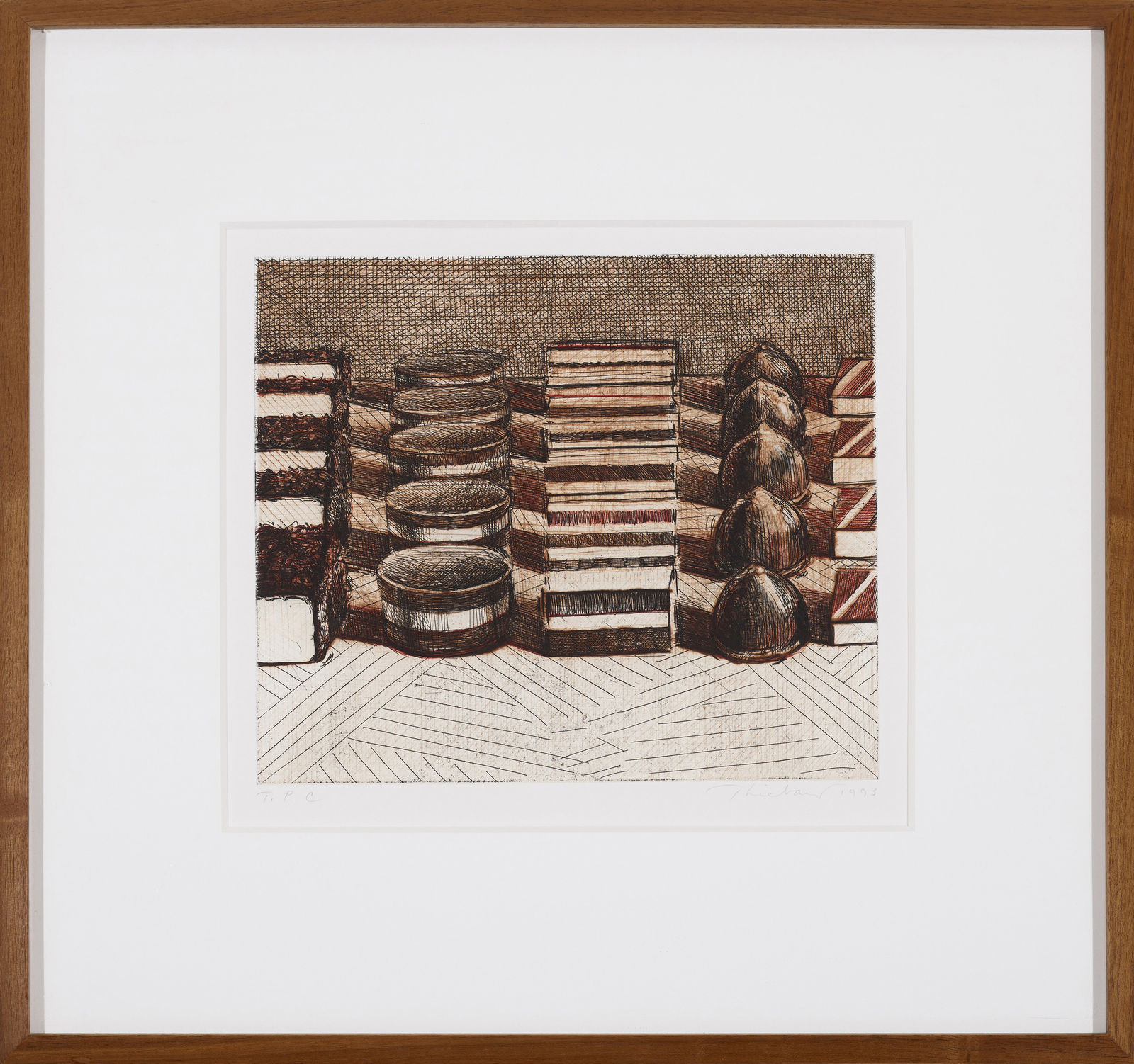 Wayne Thiebaud, Chocolates, 1993