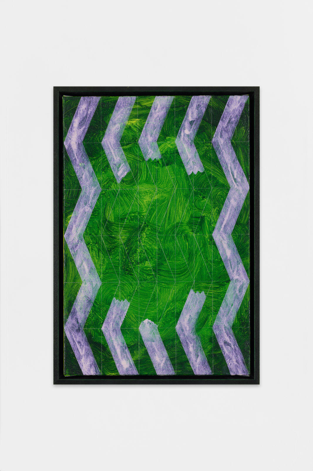 Matthias Esch, System Structure (Green, Breakthrough), 2024